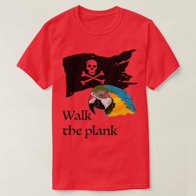 T-shirt Walk the plank (Design devant)