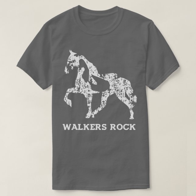 T-shirt Walkers Rock Tee  Tennessee Walking Horse Shirt  (Design devant)
