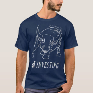 T-shirt Wall Street Bull Investir 1