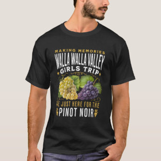 T-shirt Walla Walla Valley Girls Trip 2023 Vin de raisin