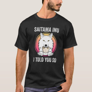 T-shirt Walle en cristal de cristal de pièce Saitama Inu