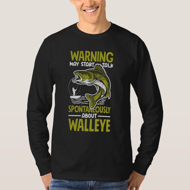 T-shirt Walleye Fishing Walleye Fish Fishermen (Devant)