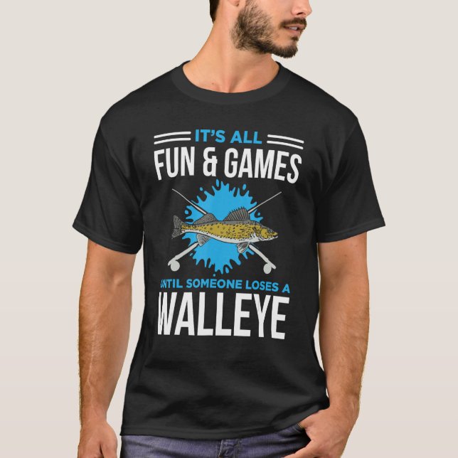 T-shirt Walleye Hunting For Walleye Hunter Welleye Fisher  (Devant)