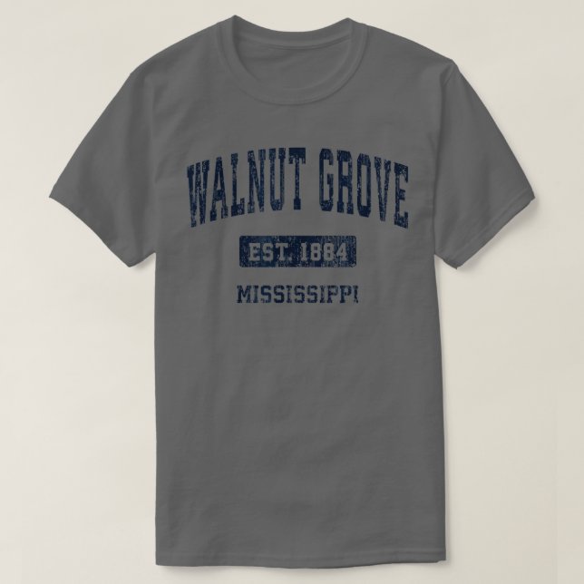 T-shirt Walnut Grove Mississippi (Design devant)
