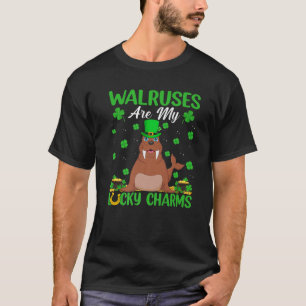 T-shirt Walrus Are My Lucky Charms Walrus St. Patrick's