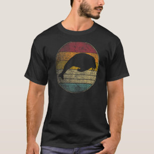 T-shirt Walrus Beach Ocean Gif Retro Style Vintage les ann