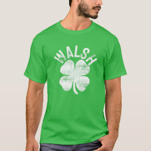 T-shirt Walsh - Nom de famille Correspondant St. Patrick's