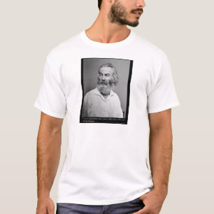T-shirt Walt Whitman Joy With You Love Citer des Mugs Tee 