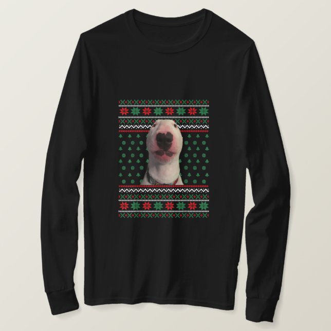 T-shirt Walter Dog mème de Noël laid Sweater Noël Noël Noë (Design devant)