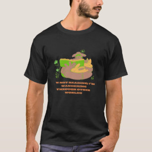 T-shirt Wanderer littéraire : Bliss de livre et de lapin