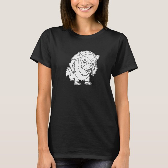 T-shirt Wandering Wolverine - Furry Woodland Creatures Pre (Devant)