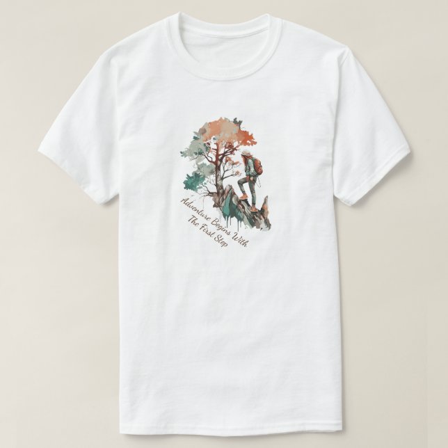 T - Shirt Wandern (Design vorne)
