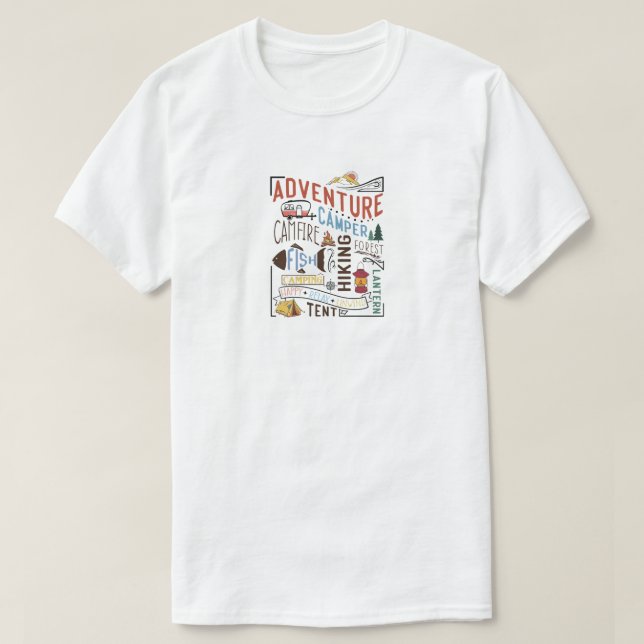 T - Shirt Wandern (Design vorne)