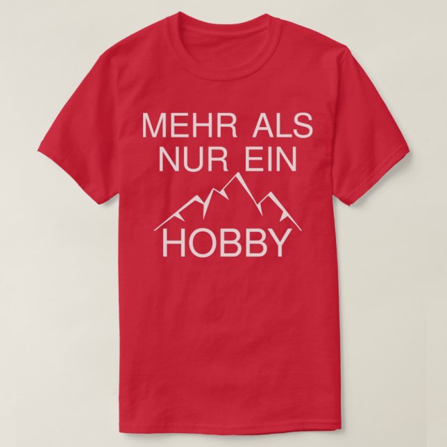 T-shirt Wandern Leidenschaft (Design devant)