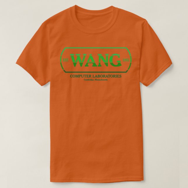T-shirt WANG Ordinateurs GreenRetro RxTp (Design devant)