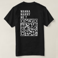 Wanna Marry Me Custom QR Code Scan Me He Son Cadea