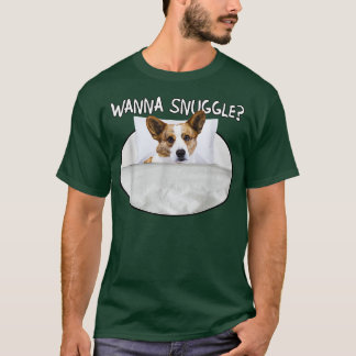 T-shirt Wanna Snuggle Cardigan Welsh Corgi