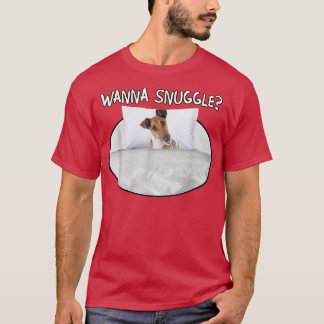T-shirt Wanna Snuggle Fo Terrier (Smooth)