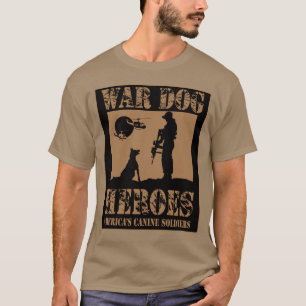 T-shirt War Dogs - Americas Canine Heros