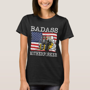 T-shirt Warehouse Clerk Forclift Opérateur Lift Truck Fork