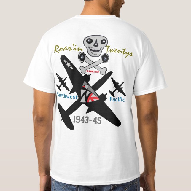 T-shirt Warkites hurlant le ravage de 20s- A-20 (Dos)