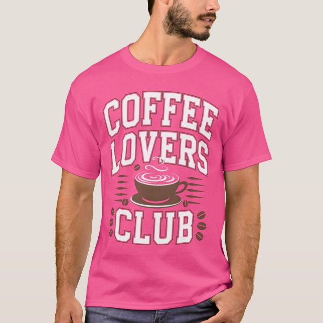 T-shirt Warm Brew Coffee Enthusiasts Iconic Club Design gi (Devant)