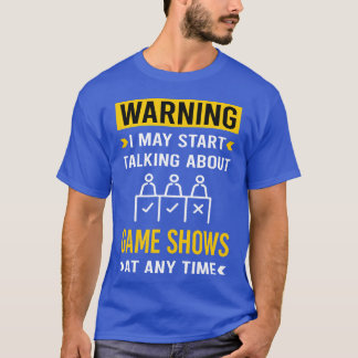 T-shirt Warning Game ShowsV Show girl