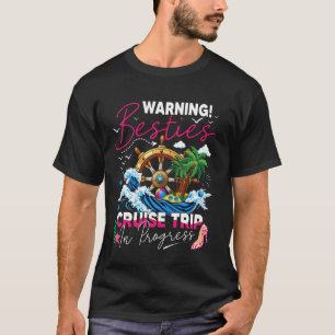T-Shirt Warnung beste Freundinnen Kreuzfahrt Ich