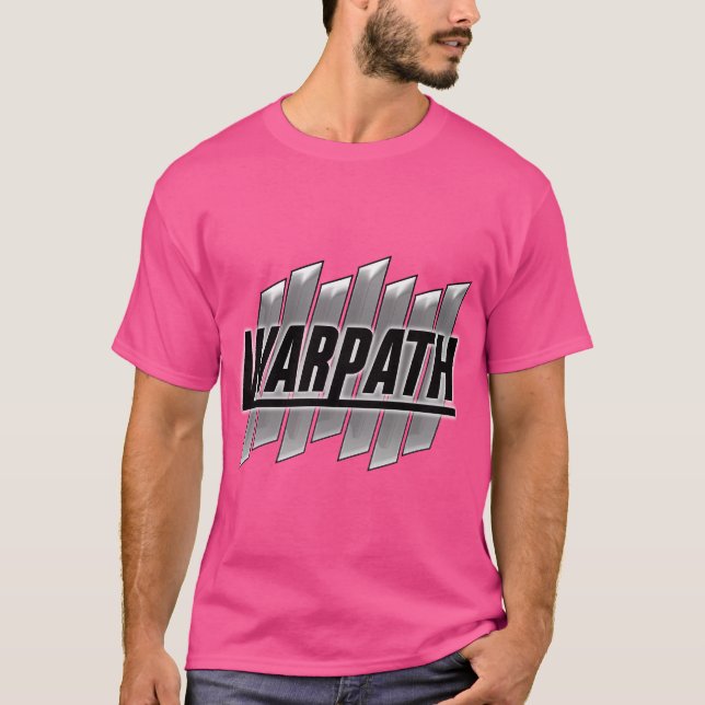 T-shirt Warpath - Logo Chrome (Devant)