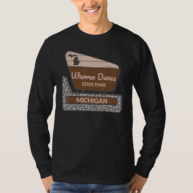 T-shirt Warren Dunes State Park Michigan MI Affiche de bie (Devant)