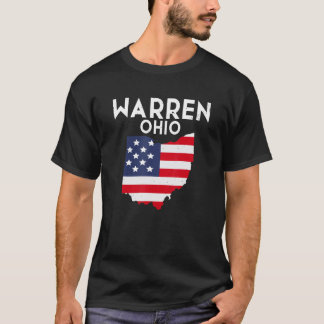 T-shirt Warren Ohio USA State America Travel Ohioan