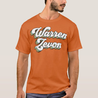 T-shirt warren zevon