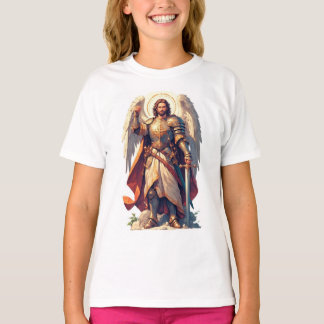 T-shirt Warrior Archangel Michael Girl's Tee Shirt