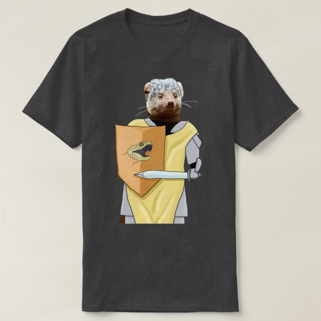 T-shirt Warrior Mongoose Knight  (Design devant)