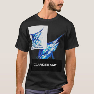 T-shirt Warrior of the Sea: Swordfish Design