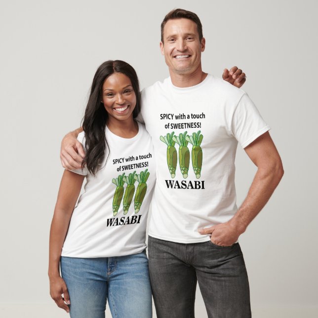 T-shirt Wasabi Épicé Avec Une Touche De Douceur Wasabi (Unisexe)