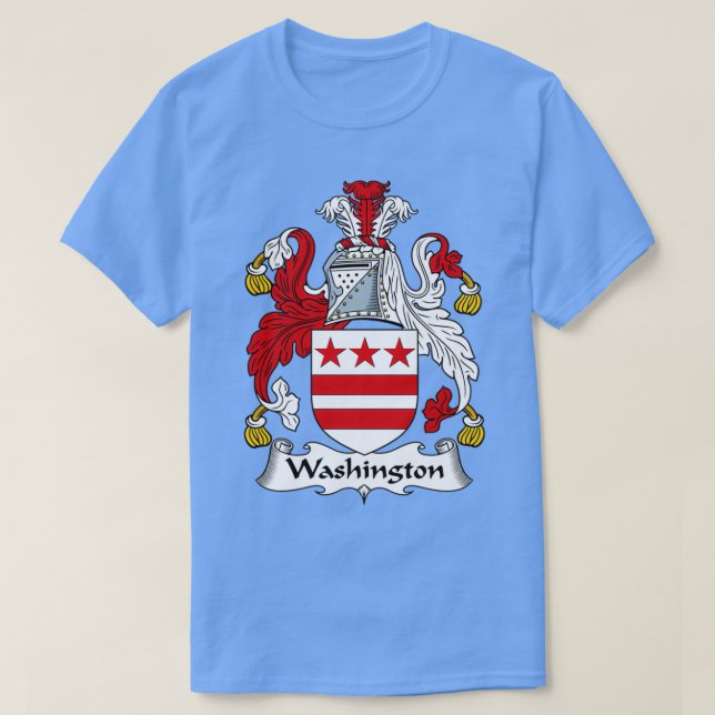 T-shirt Washington Coat of Arms Family (Design devant)