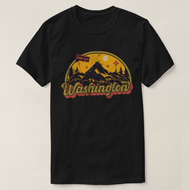 T-shirt Washington, Connecticut (Design devant)