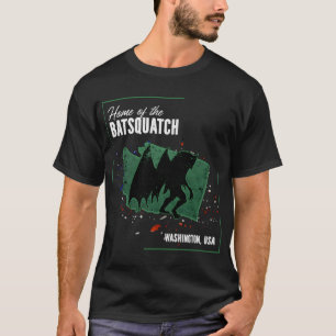 T-shirt Washington - Cryptids Accueil Du Batsquatch