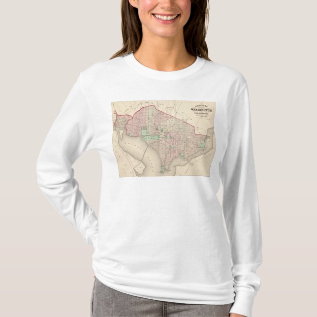 T-shirt Washington DC et Georgetown (Devant)