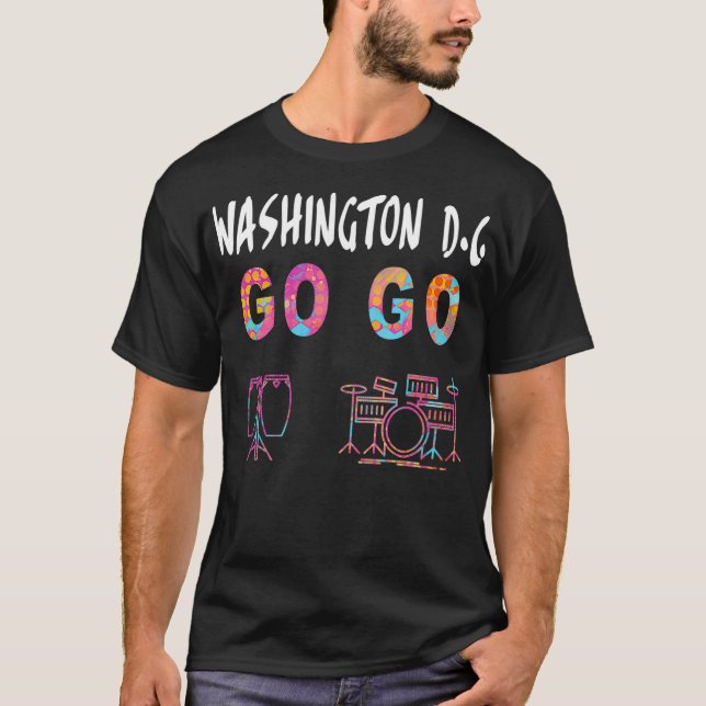 T-shirt Washington DC Go Go music lover gift (Devant)