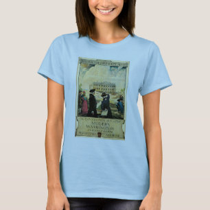 T-shirt Washington moderne