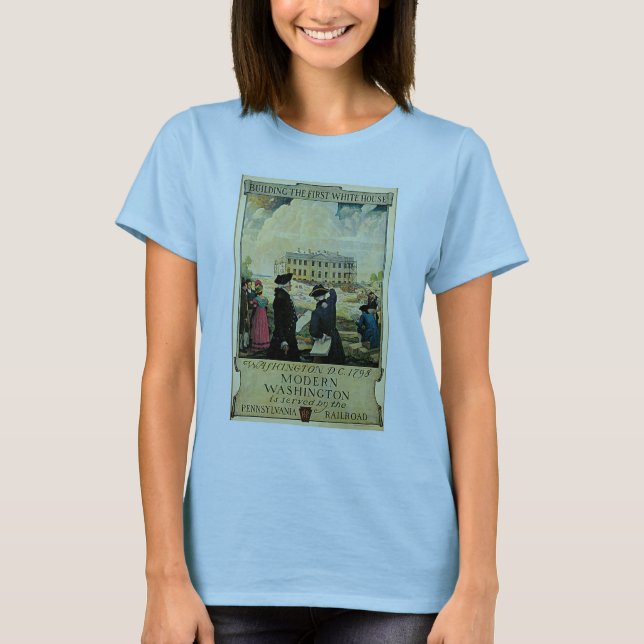 T-shirt Washington moderne (Devant)