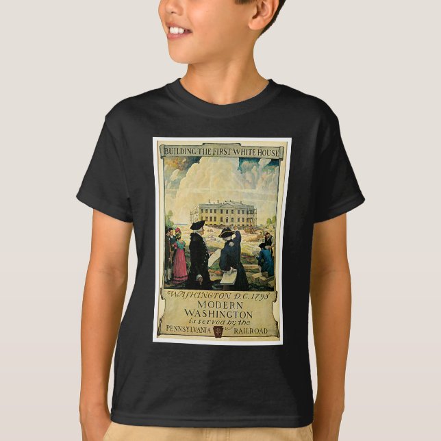T-shirt Washington moderne (Devant)