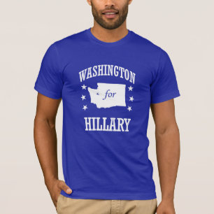 T-SHIRT WASHINGTON POUR HILLARY