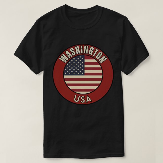 T-shirt Washington United States of America  (Design devant)
