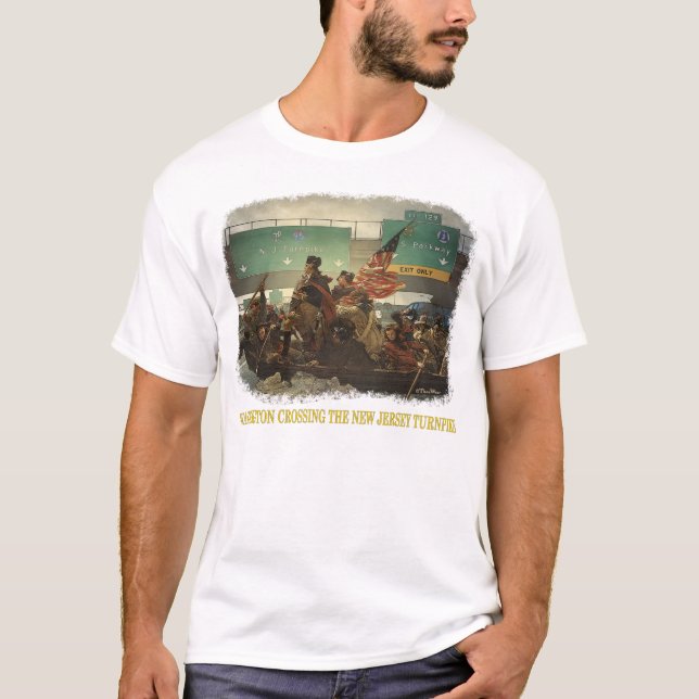 T-shirt Washington X-ing le péage (Devant)