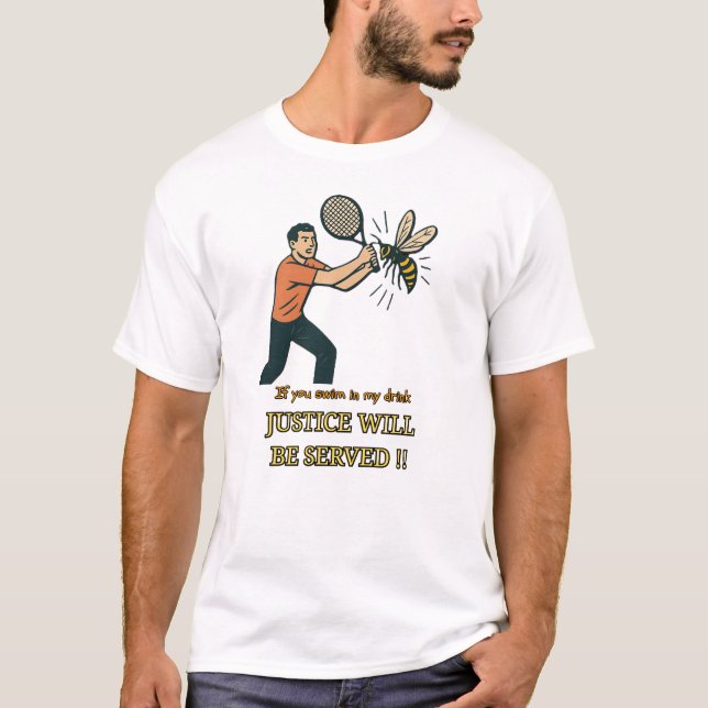 T-shirt wasp justice (Devant)