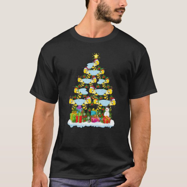 T-shirt Wasp  Xmas Holiday  Wasp Christmas Tree (Devant)