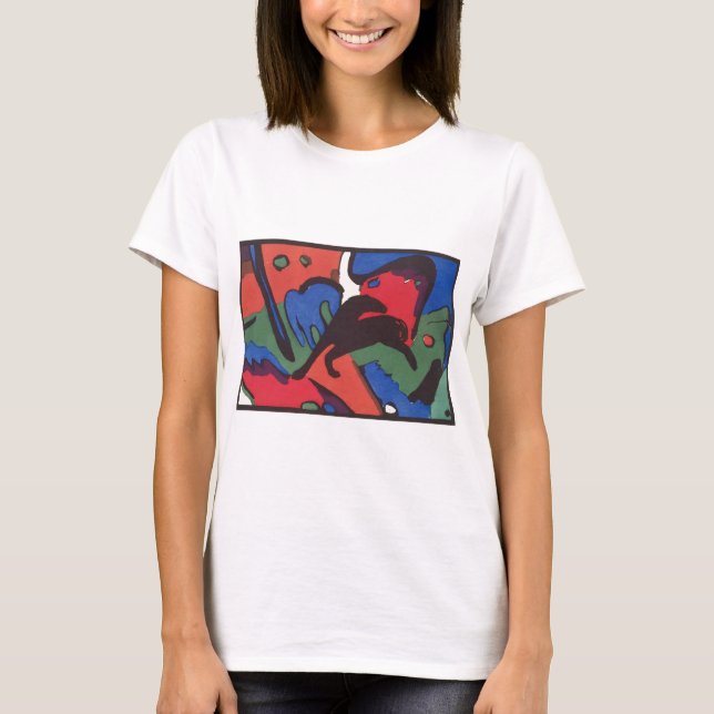 T-shirt Wassily Kandinsky Franz Marc Blue Rider Peinture (Devant)